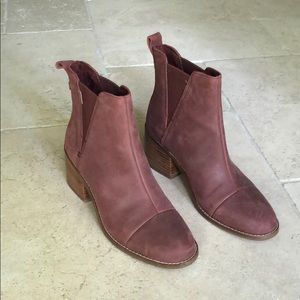Tom’s Esme ankle boots in Burnt Henna